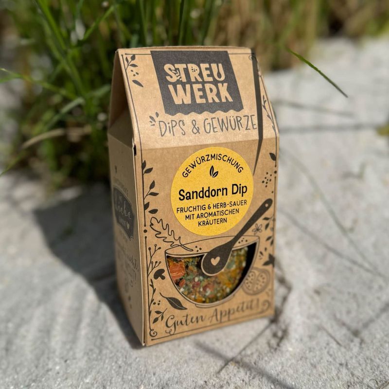 Streuwerk - Gewürzezubereitung 'Sanddorn-Dip' - Strand