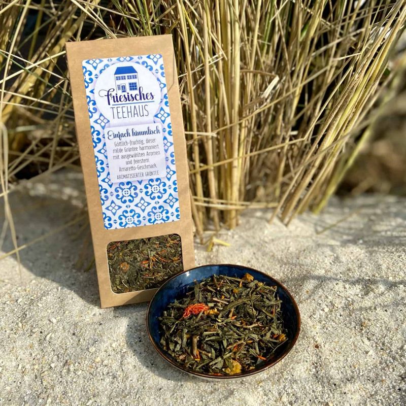 Friesisches Teehaus - Einfach himmlisch - aromatisierter Grüntee - Strand