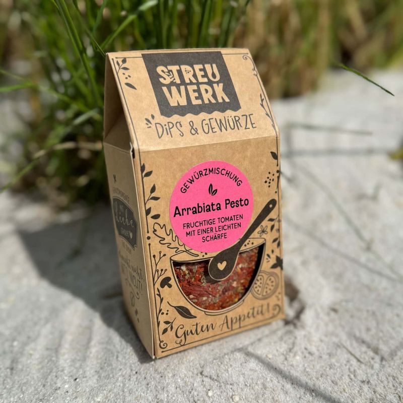 Streuwerk - Gewürzezubereitung 'Arrabiatta Pesto' - Strand