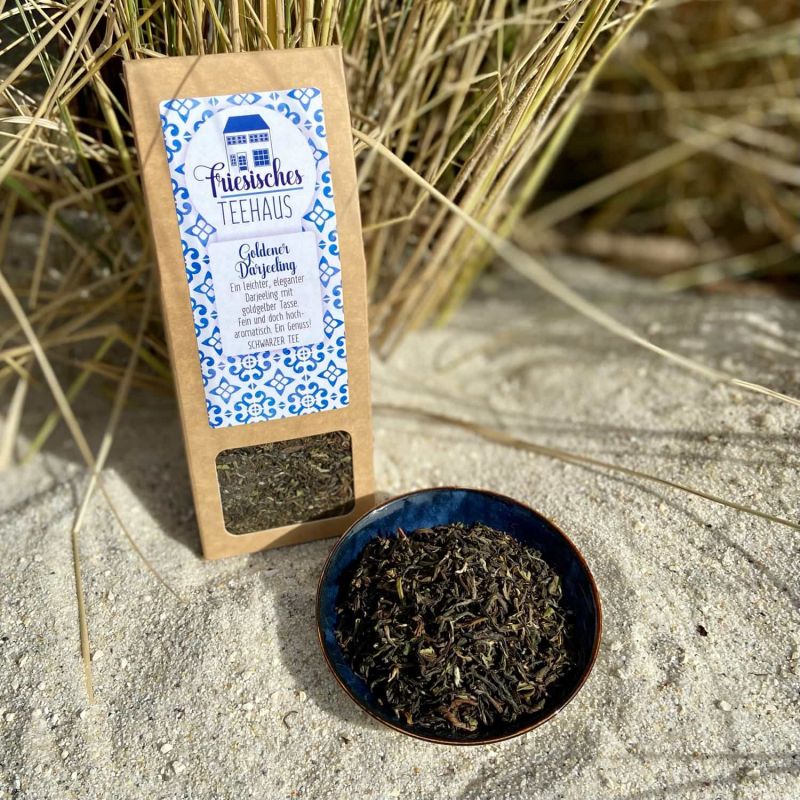 Friesisches Teehaus - Goldener Darjeeling - Schwarztee - Strand