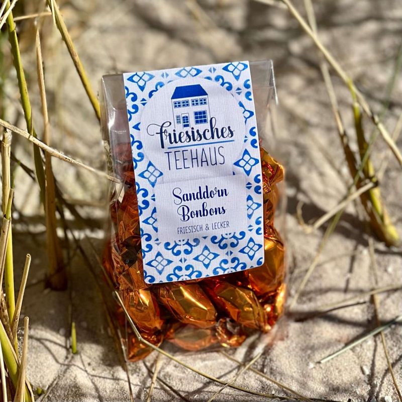 Friesisches Teehaus - Sanddorn Bonbons - Süsswaren - Strand