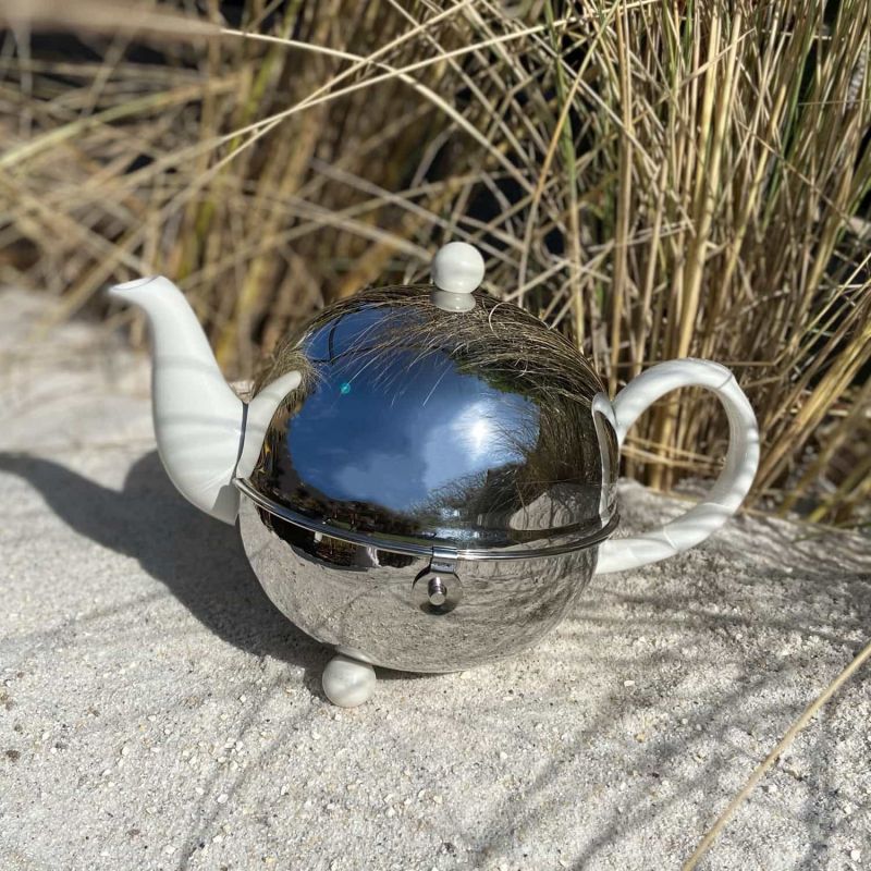 Friesisches Teehaus - Teekanne 'Cosy 0,9 L, cremeweiß - Strand