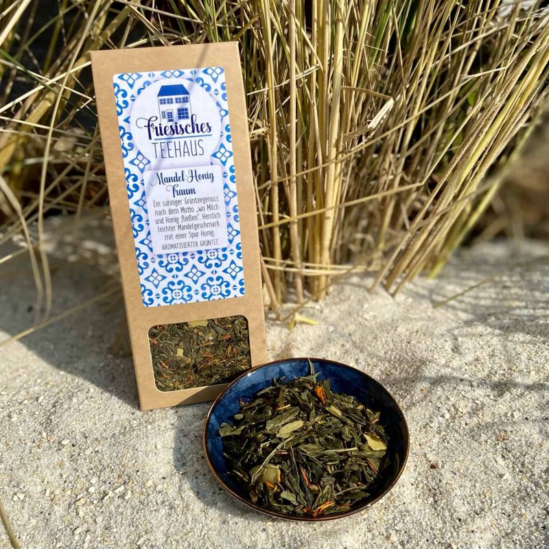Friesisches Teehaus - Mandel-Honig Traum - Grüntee - Strand