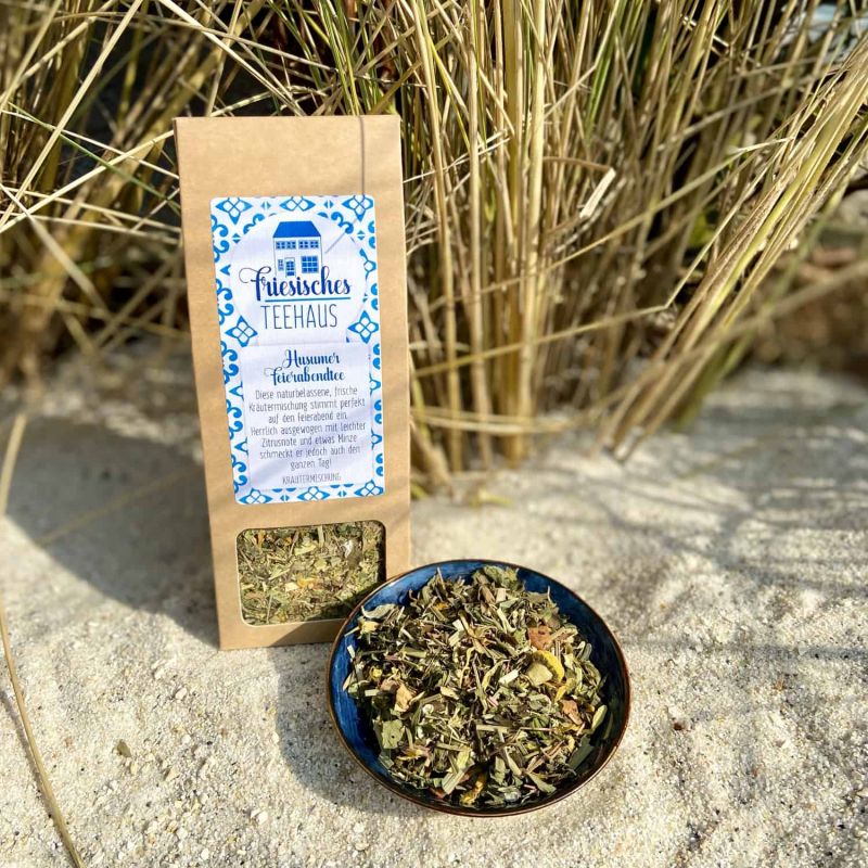 Friesisches Teehaus - Husumer Feierabend - Kräutertee - Strand