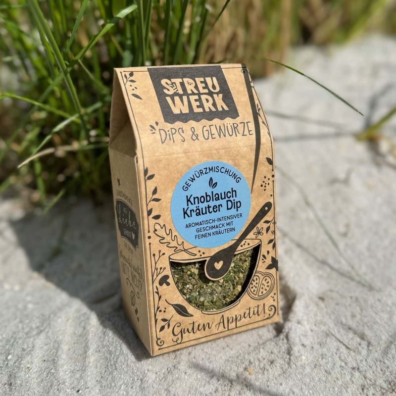 Streuwerk - Gewürzezubereitung 'Knoblauch-Kräuter-Dip' - Strand