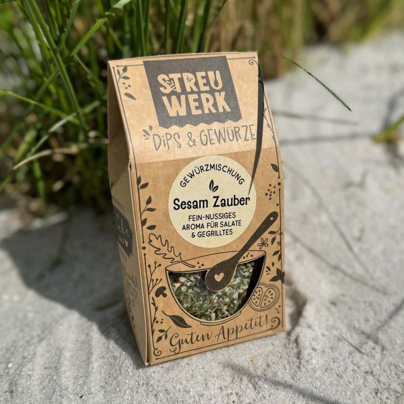 Streuwerk - Gewürzezubereitung 'Sesam Zauber' - Strand