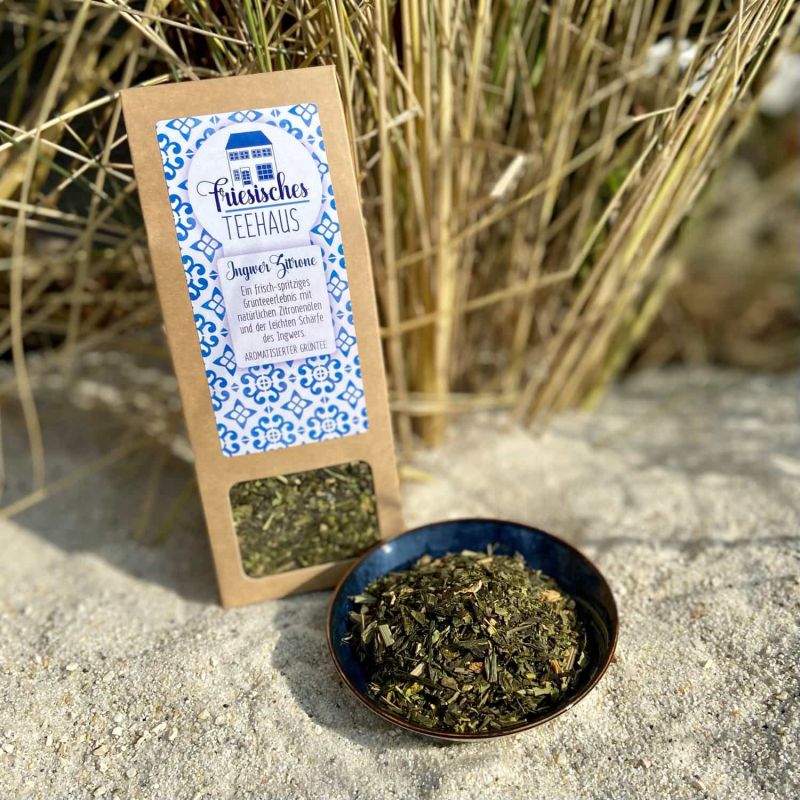 Friesisches Teehaus - Ingwer Zitrone - Grüntee - Strand
