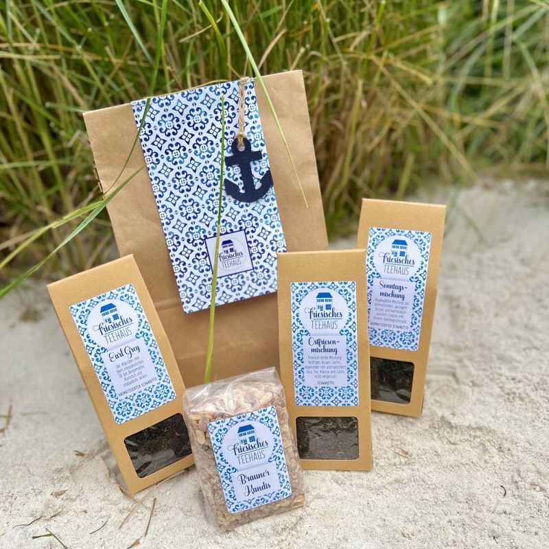 Friesisches Teehaus - Teepräsent - 'Tee Klassiker' - Strand