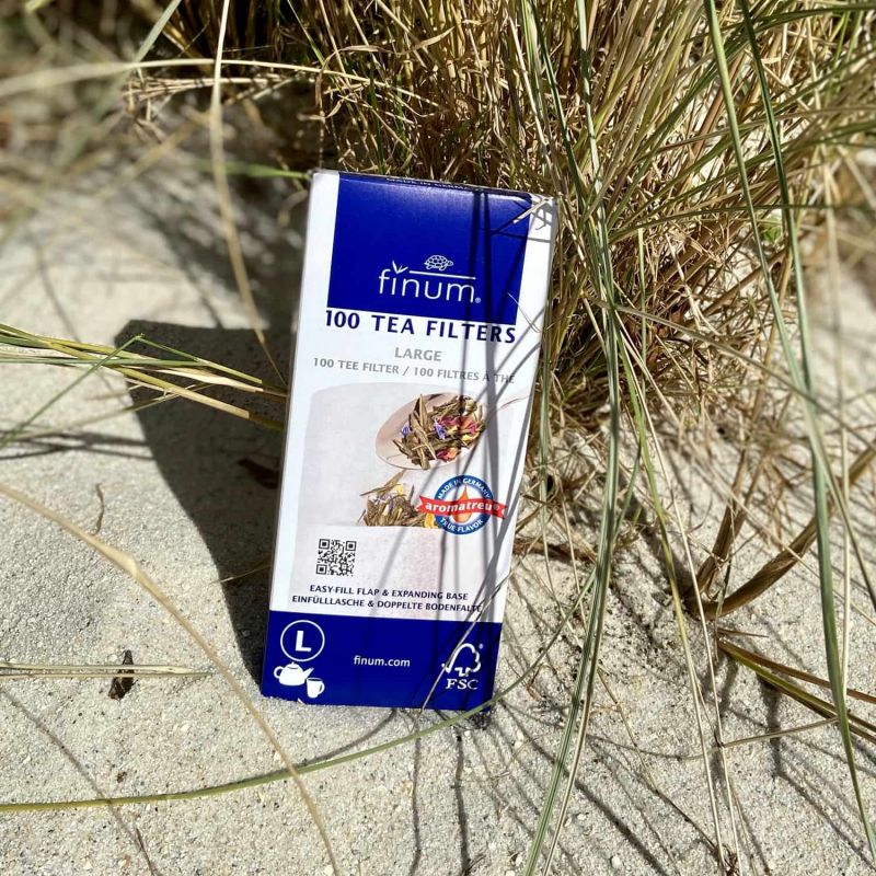 Friesisches Teehaus - Finum Teefilter L - Papierfilter - Strand