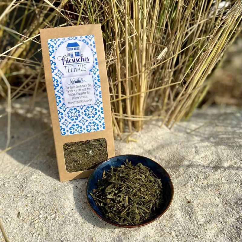 Friesisches Teehaus - Nordliebe - aromatisierter Grüntee - Strand