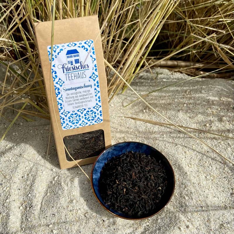 Friesisches Teehaus - Sonntagsmischung - Schwarztee - Strand