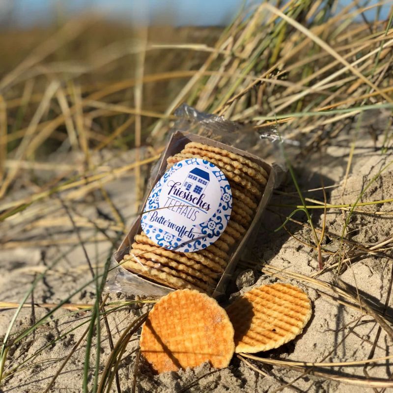 Friesisches Teehaus - Butterwaffeln - Gebäck - Süsswaren - Strand