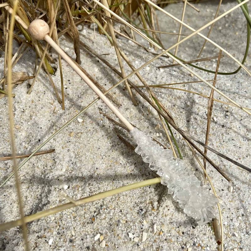 Friesisches Teehaus - Kandisstick, weiß - Zucker - Strand