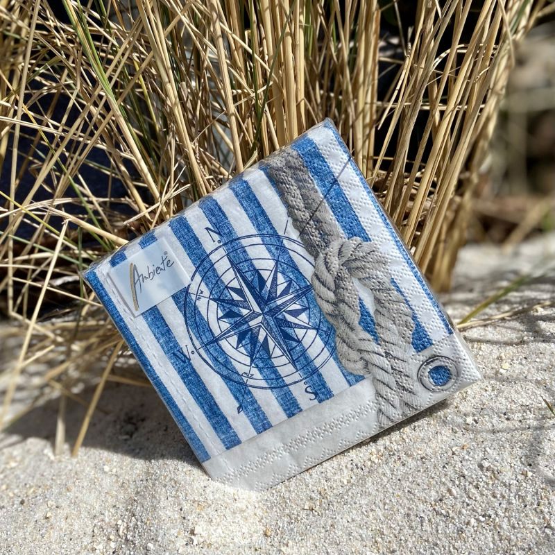 Friesisches Teehaus - Servietten 'Compass' klein