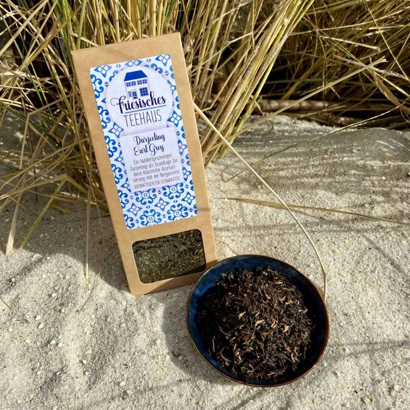 Friesisches Teehaus - Darjeeling Earl Grey - Schwarztee - Strand