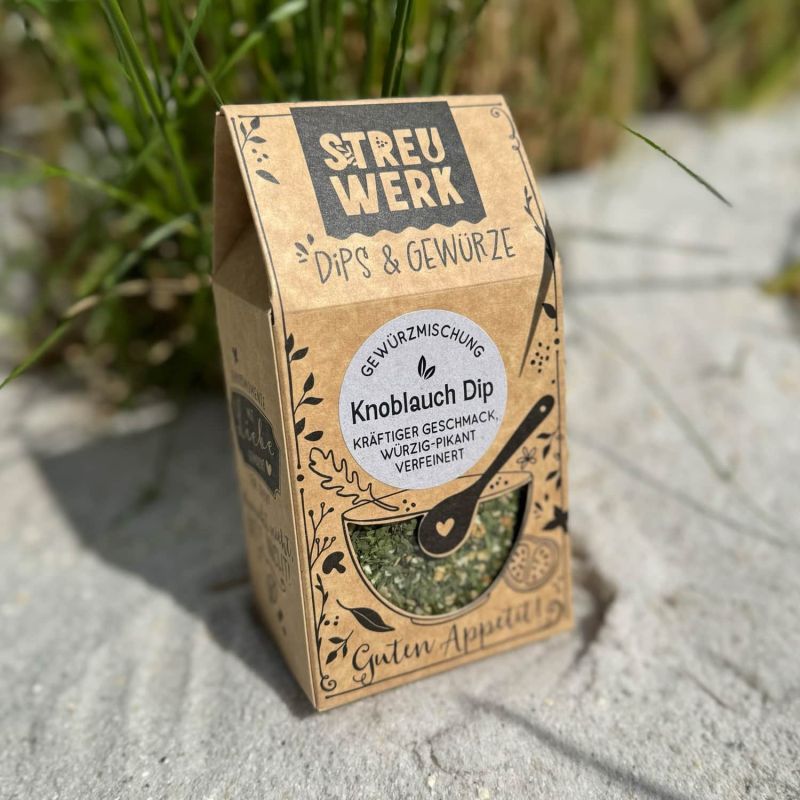 Streuwerk - Gewürzezubereitung 'Knoblauch-Dip' - Strand