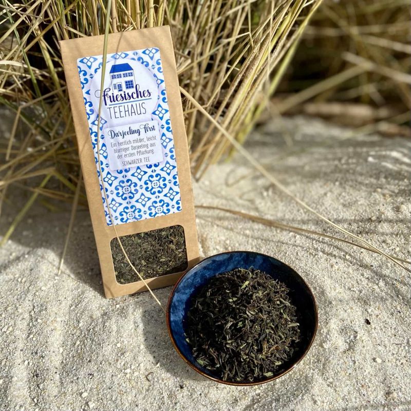 Friesisches Teehaus - Darjeeling First- Schwarztee -Strand