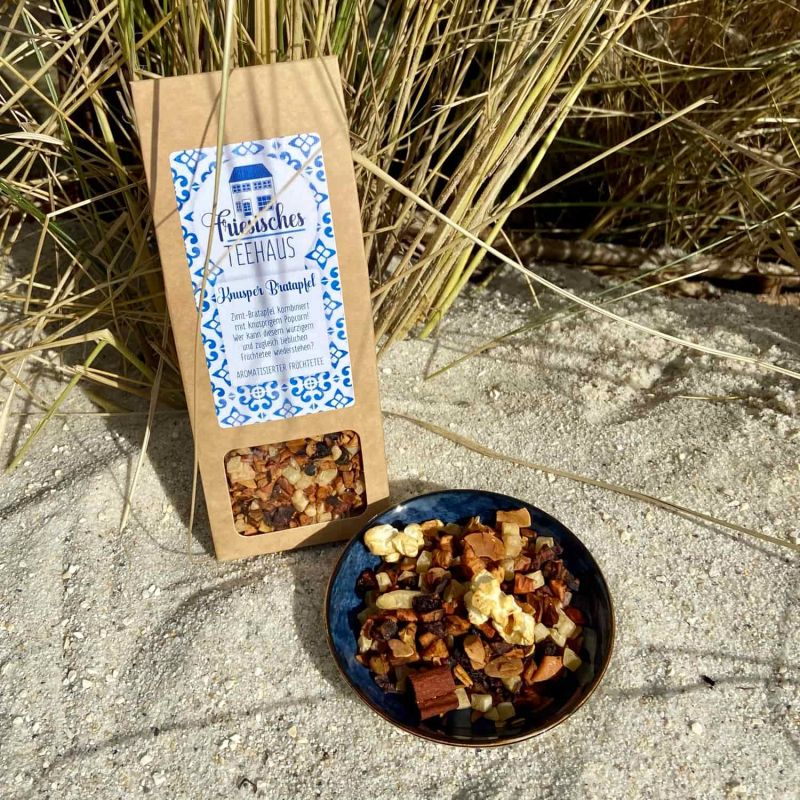 Friesisches Teehaus - Knusper Bratapfel - Früchtetee - Strand