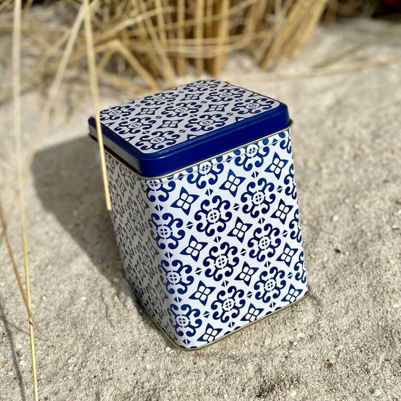 Teedose Nordisch 'Kacheln' | Friesisches Teehaus