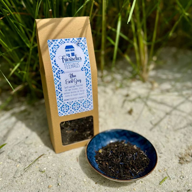 Friesisches Teehaus - Blue Earl Grey - Schwarztee - Strand